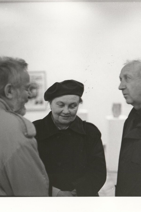 zleva: Josef Krejčiřík s manželkou, Dalibor Chatrný